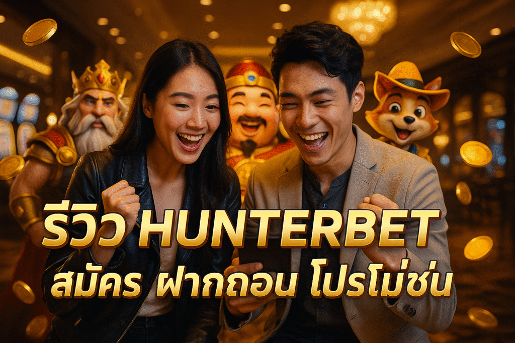 รีวิว HUNTERBET สมัคร ฝากถอน โปรโมชั่น