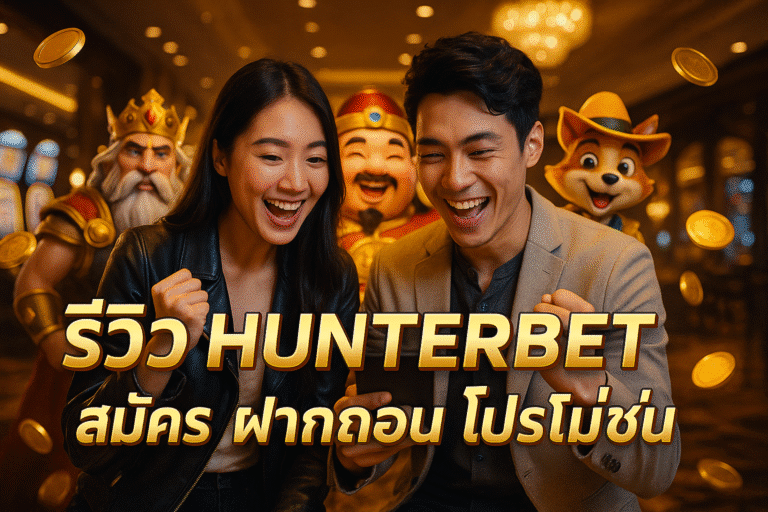 รีวิว HUNTERBET สมัคร ฝากถอน โปรโมชั่น