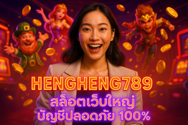 HENGHENG789 สล็อตเว็บใหญ่ บัญชีปลอดภัย 100%