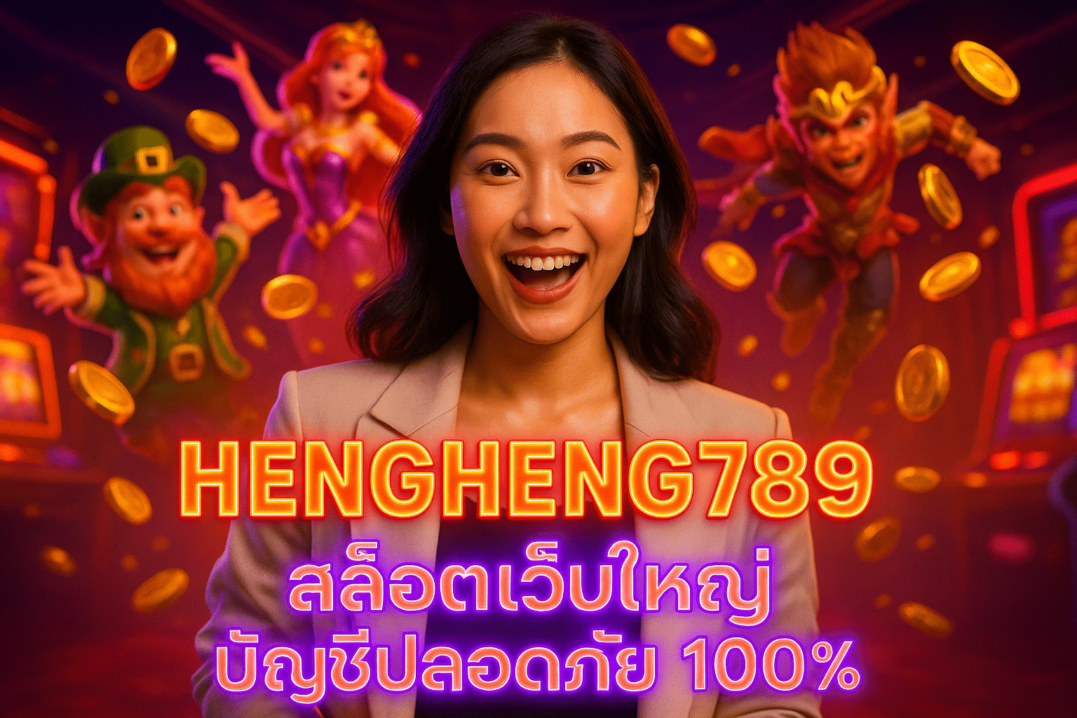 HENGHENG789 สล็อตเว็บใหญ่ บัญชีปลอดภัย 100%