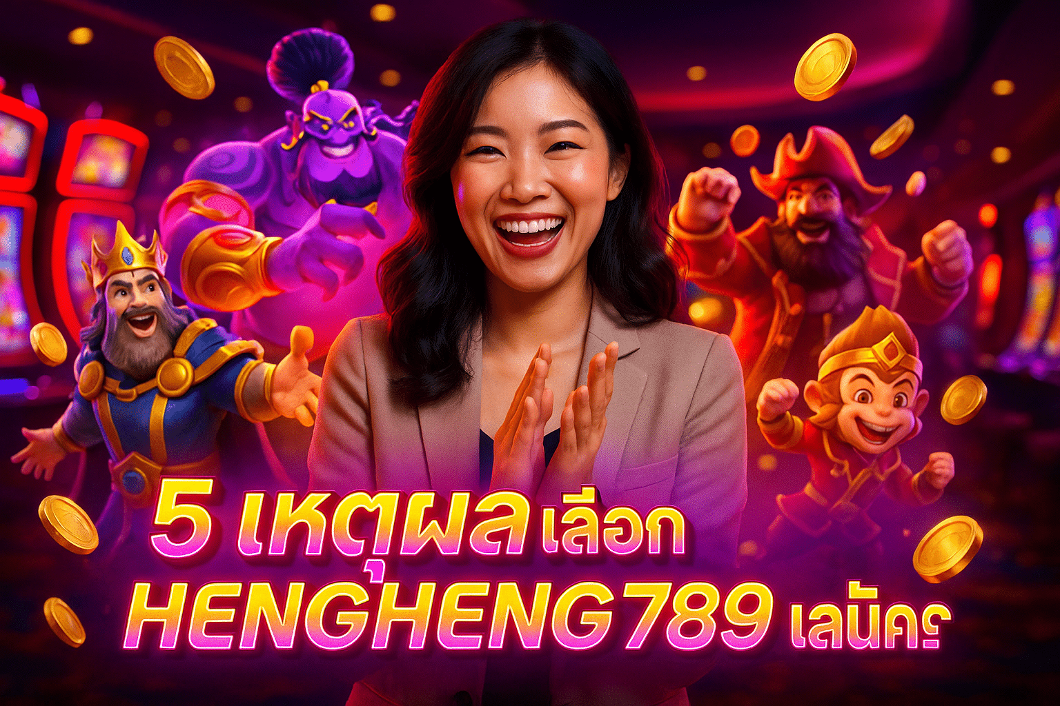 5 เหตุผลเลือก HENGHENG789 เล่นสล็อตรวมค่าย
