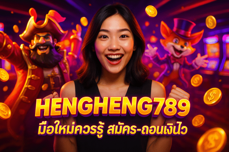 HENGHENG789 มือใหม่ควรรู้ สมัคร-ถอนเงินไว