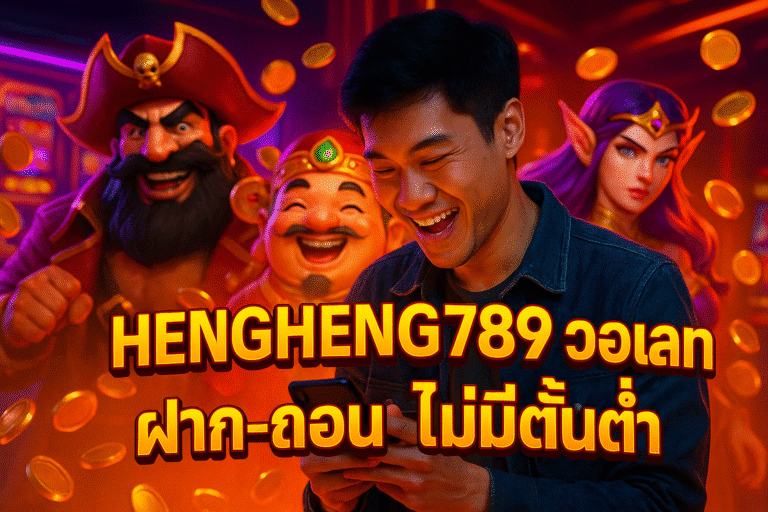 HENGHENG789 วอเลท ฝาก-ถอนไม่มีขั้นต่ำ