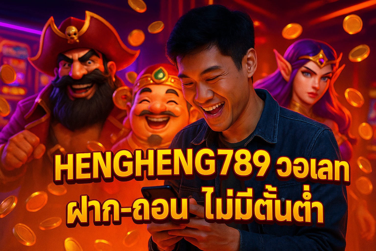 HENGHENG789 วอเลท ฝาก-ถอนไม่มีขั้นต่ำ