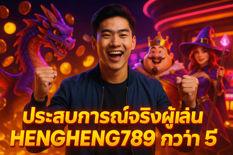 ประสบการณ์จริงผู้เล่น HENGHENG789 กว่า 5 ปี