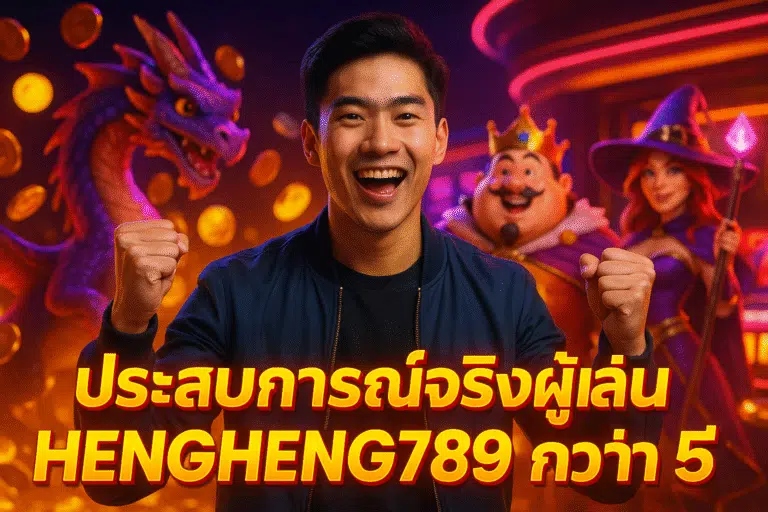 ประสบการณ์จริงผู้เล่น HENGHENG789 กว่า 5 ปี